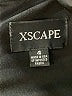 Xscape Solid Black Cocktail Dress Size 4 - photo 7