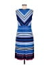 Talbots Stripes Blue Casual Dress Size M - photo 2