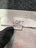 Ann Taylor LOFT Stripes Tan Gray Pullover Sweater Size M - photo 7