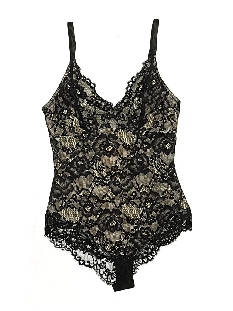 Pre-owned Popilush Bodysuit In Black