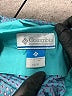 Columbia 100% Nylon Color Block Teal Snow Jacket Size 14 - 16 - photo 3