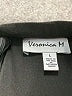 Veronica M. Black Short Sleeve Blouse Size L - photo 7