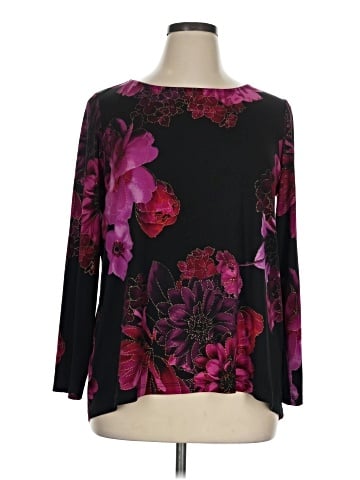 Susan Graver Long Sleeve Blouse (view 1)