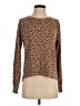 Abercrombie & Fitch Animal Print Brown Pullover Sweater Size S - photo 1