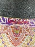 Robert Graham Paisley Orange 3/4 Sleeve Blouse Size M - photo 7