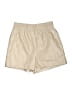 MNG 100% Polyester Solid Tan Khaki Shorts Size M - photo 1