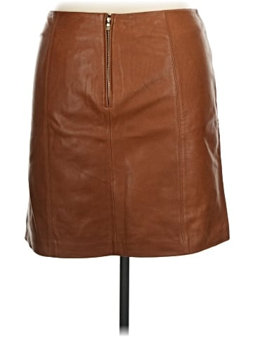 Ann Taylor Faux Leather Skirt (view 2)