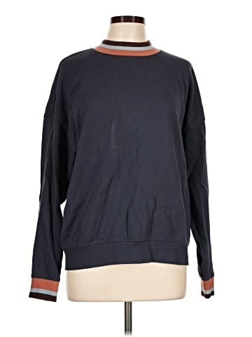 Madewell (Re)sourced Cotton Studio Ringer Mockneck Sweatshirt (view 1)