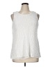 Alfani Silver Sleeveless Blouse Size XL - photo 1