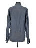 Theory Chevron-herringbone Gray Long Sleeve Button-Down Shirt Size S - photo 2