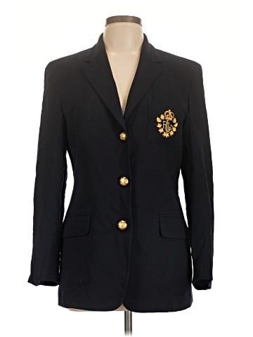 Lauren by Ralph Lauren Wool Blazer (view 1)