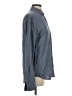 Theory Chevron-herringbone Gray Long Sleeve Button-Down Shirt Size S - photo 4