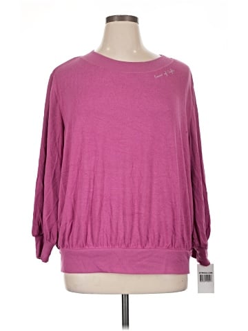 Peace Love World Pullover Sweater (view 1)