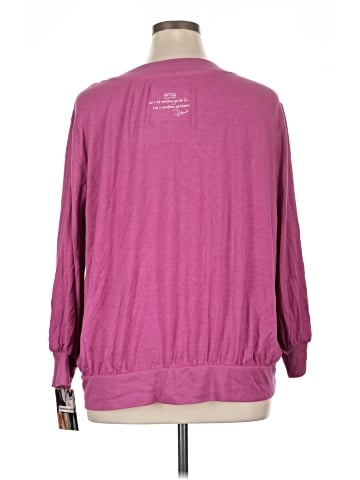 Peace Love World Pullover Sweater (view 2)