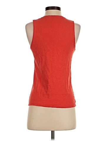 Madewell Whisper Cotton V-Neck Pocket Tank (view 2)