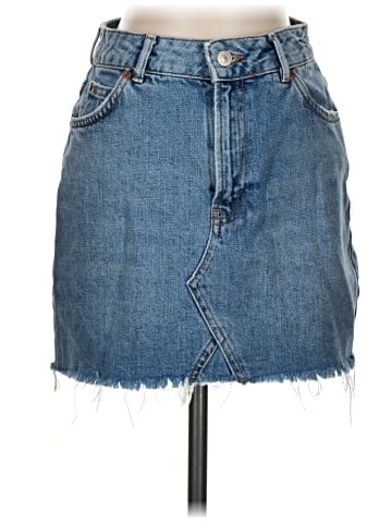 Topshop Denim Skirt (view 1)