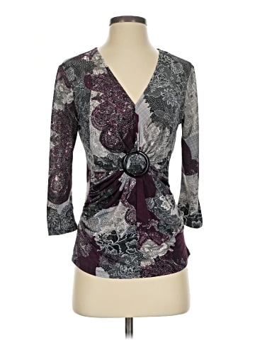 Petite Sophisticate 3/4 Sleeve Blouse (view 1)