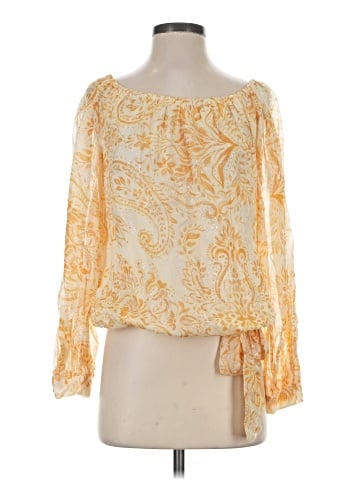 Elizabeth and James 3/4 Sleeve Blouse (view 1)