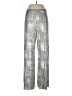 Elevenses Metallic Silver Casual Pants Size L - photo 1