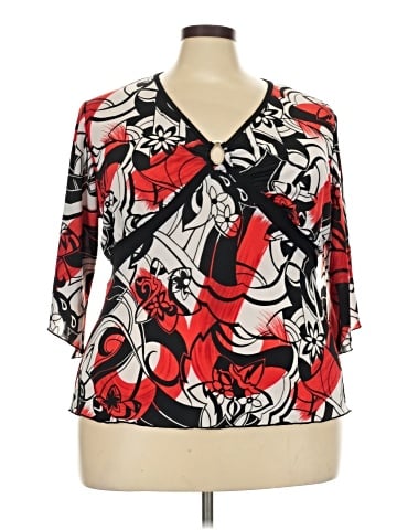 Seventeen 3/4 Sleeve Blouse (view 1)