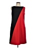 Nine West Color Block Red Cocktail Dress Size 8 - photo 1