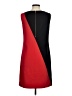 Nine West Color Block Red Cocktail Dress Size 8 - photo 2