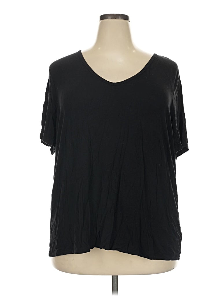 Pre-owned Luxe Short Sleeve T-shirt In Black