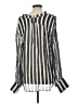 Rag & Bone 100% Viscose Stripes Silver Sleeveless Blouse Size L - photo 2