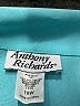 Anthony Richards 100% Polyester Teal Jacket Size 18 - photo 7
