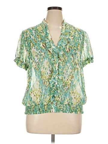 Apt. 9 Short Sleeve Blouse (view 1)