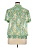 Apt. 9 100% Polyester Green Short Sleeve Blouse Size XL - photo 2