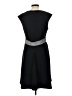 Connected Apparel Solid Black Casual Dress Size 12 - photo 2