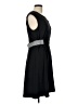Connected Apparel Solid Black Casual Dress Size 12 - photo 4
