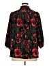 Rose + Olive 100% Polyester Black 3/4 Sleeve Blouse Size 1X - photo 2