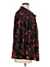 Rose + Olive 100% Polyester Black 3/4 Sleeve Blouse Size 1X - photo 4
