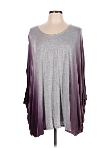 Lane Bryant 3/4 Sleeve T-Shirt (view 1)
