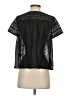 Joie 100% Polyester Black Short Sleeve Top Size S - photo 2