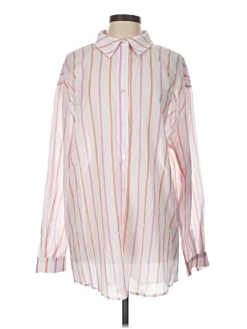 Fabletics Long Sleeve Button-Down Shirt (view 1)