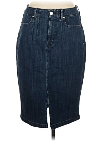 White House Black Market Denim Skirt (view 1)