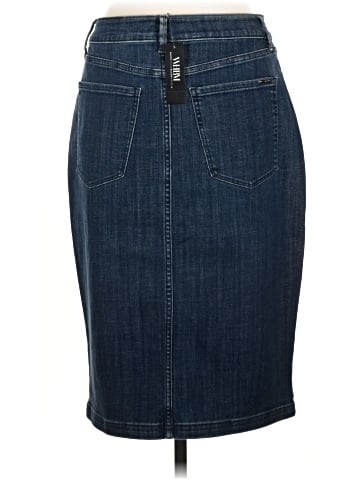 White House Black Market Denim Skirt (view 2)