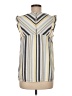 Ann Taylor LOFT Yellow Sleeveless Blouse Size M - photo 2