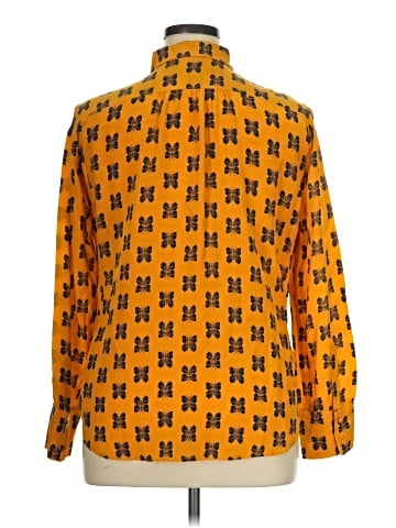 J.Crew Long Sleeve Silk Top (view 2)