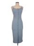 Forever 21 Solid Blue Casual Dress Size M - photo 1