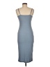 Forever 21 Solid Blue Casual Dress Size M - photo 2