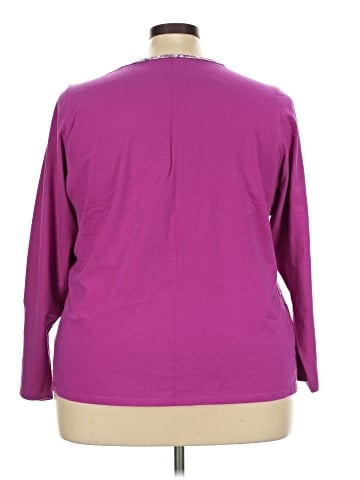Lands' End 3/4 Sleeve T-Shirt (view 2)