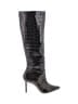 Black Suede Studio Gray Boots Size EU 38 1/2 - photo 1