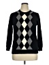 J.Crew 100% Wool Argyle Black Wool Pullover Sweater Size XL - photo 1