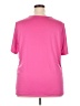 Blair 100% Polyester Pink Short Sleeve Blouse Size 2XL - photo 2