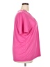 Blair 100% Polyester Pink Short Sleeve Blouse Size 2XL - photo 4