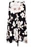 Apt. 9 100% Polyester Floral Black Casual Skirt Size XL - photo 2
